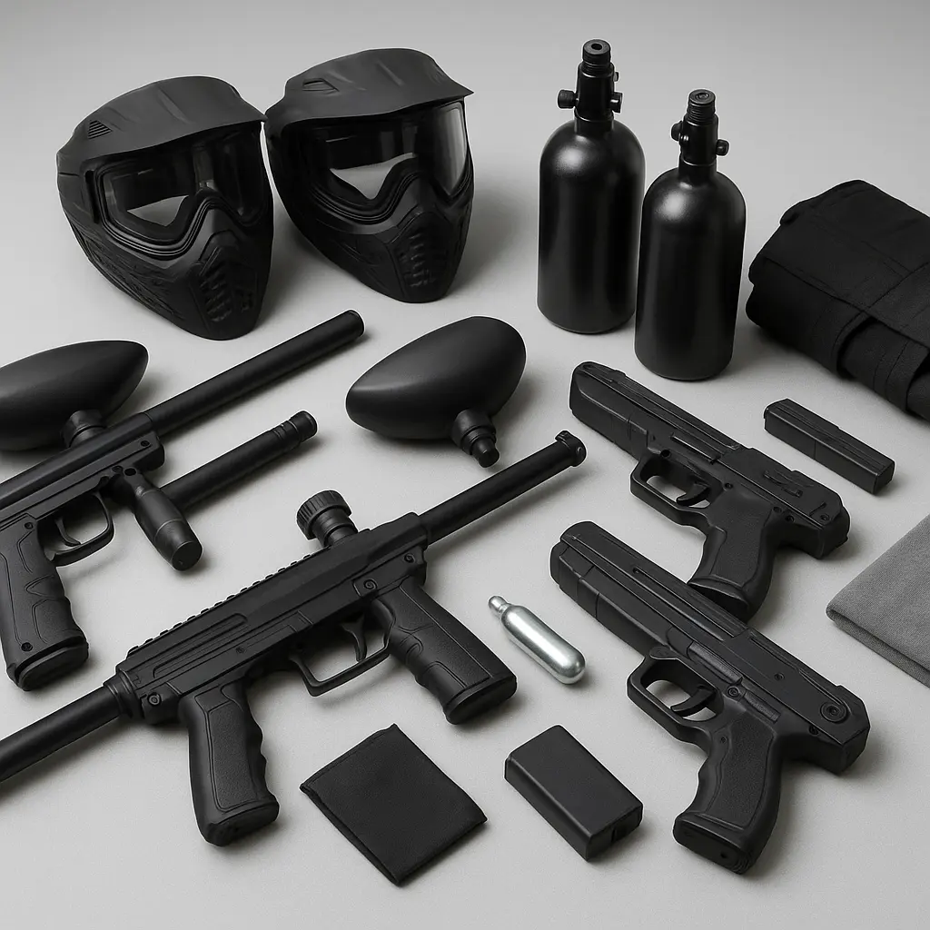Paintball und Laser-Tag Mietausrüstung